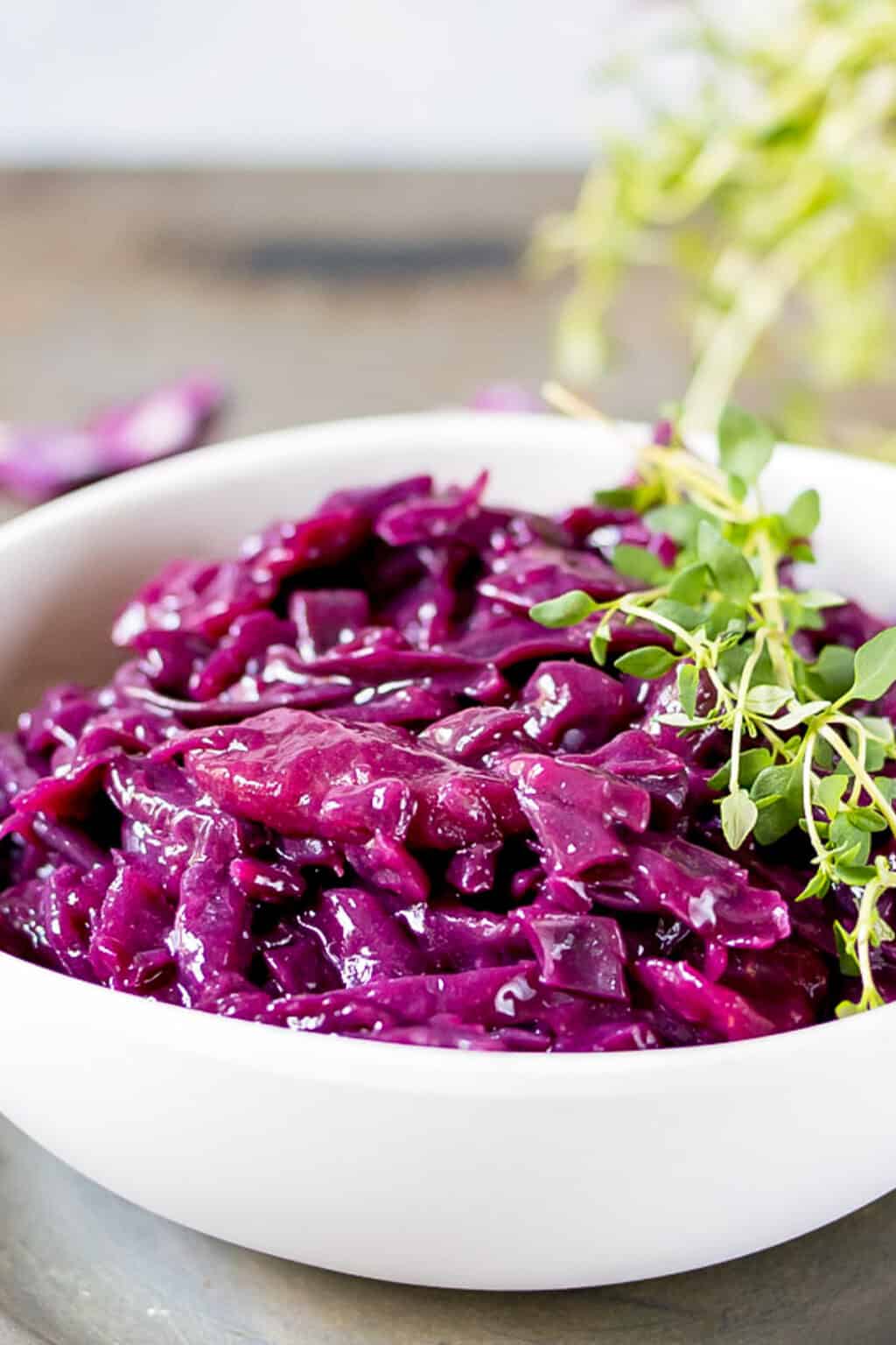 Braised Red Cabbage Veggie Desserts