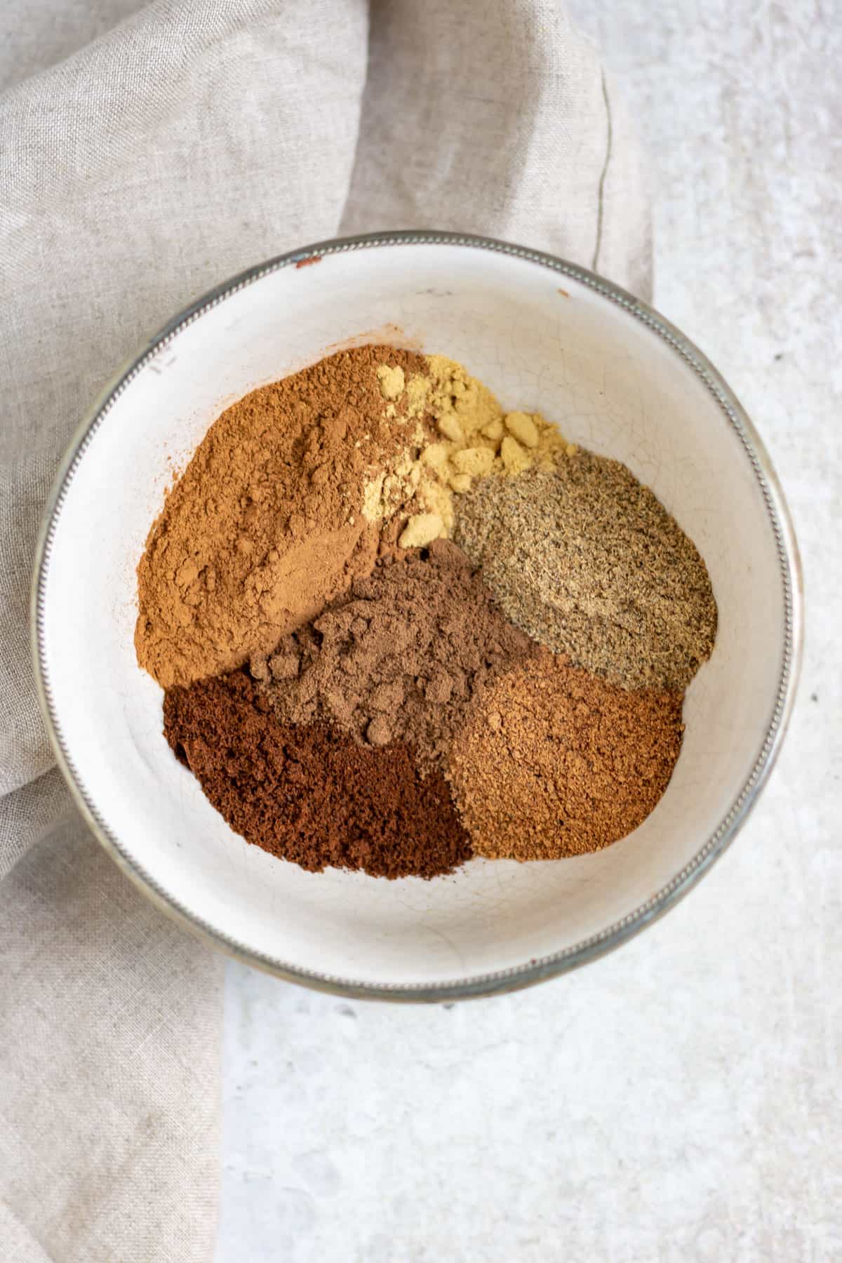 Spices in a bowl.