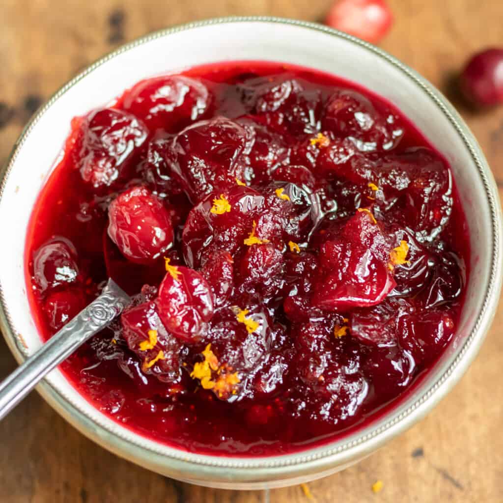 Quick Cranberry Compote - Veggie Desserts