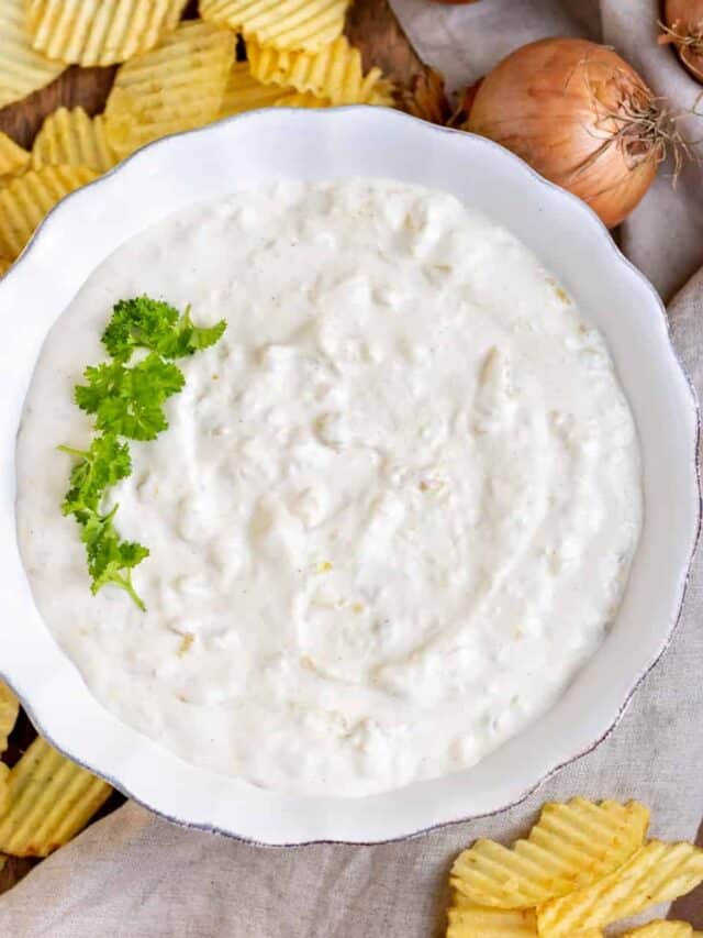 FRENCH ONION DIP STORY Veggie Desserts