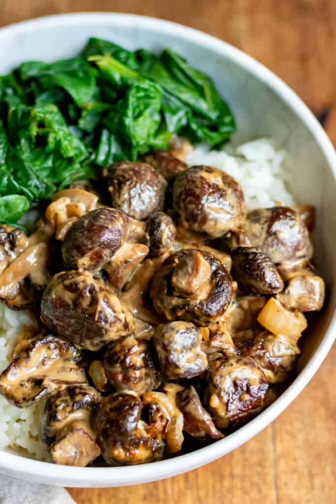Creamy Miso Mushrooms Veggie Desserts