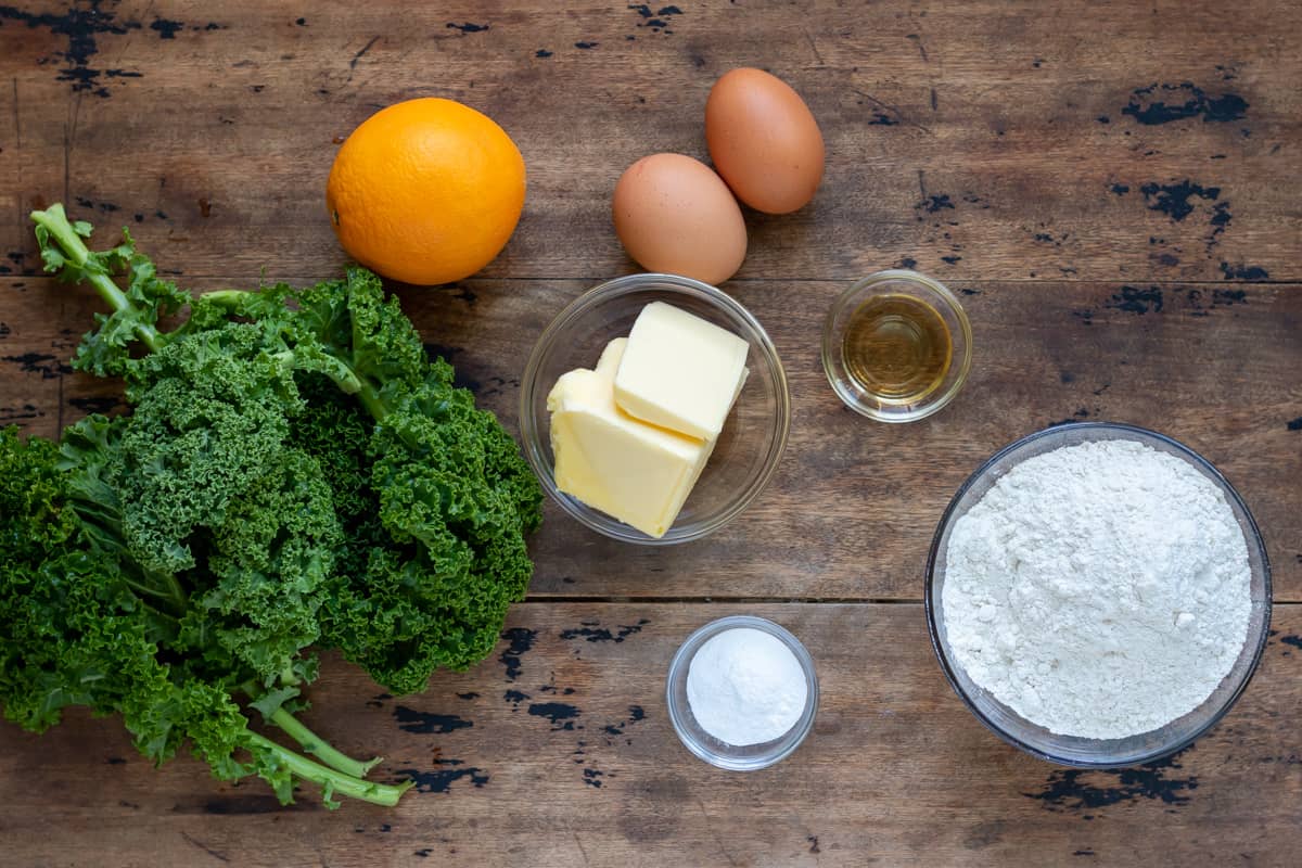 Ingredients on a table.