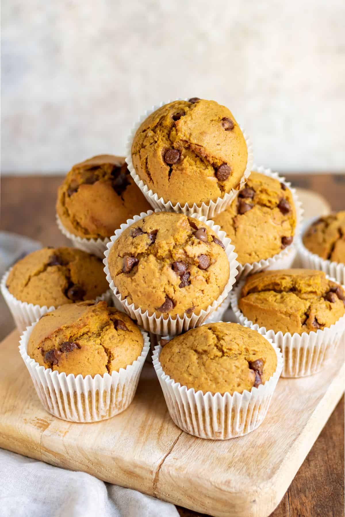 A pile of butternut squash muffins.