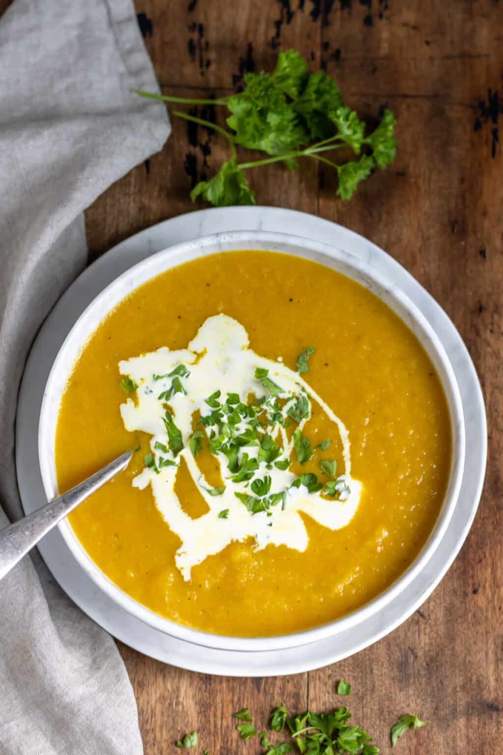 Carrot Parsnip Pepper Soup