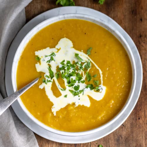 Carrot & Parsnip Soup - Veggie Desserts