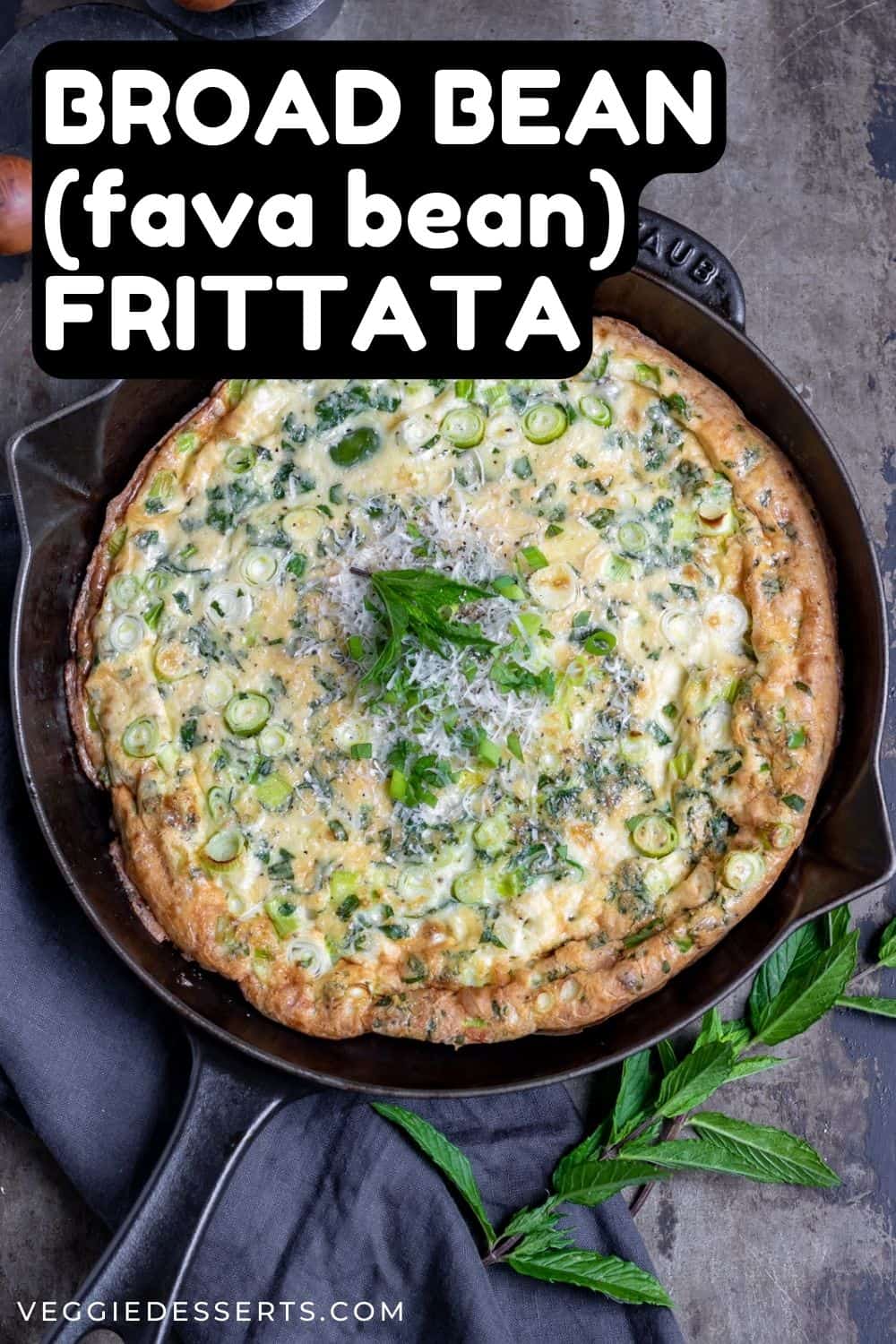 Broad Bean Frittata Veggie Desserts