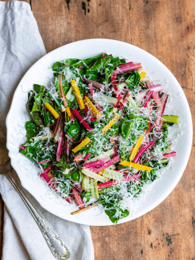 SAUTEED RAINBOW CHARD STORY - Veggie Desserts