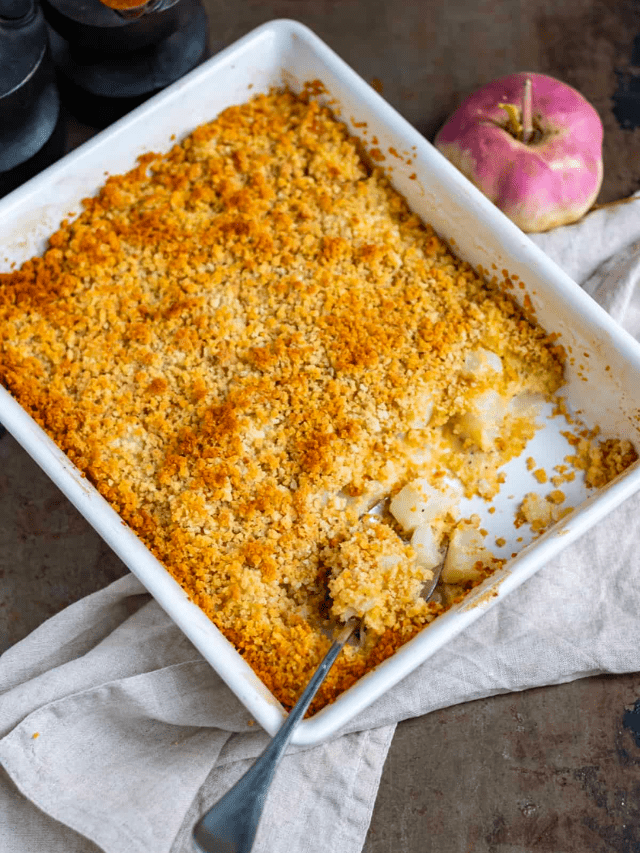 TURNIP CASSEROLE STORY Veggie Desserts
