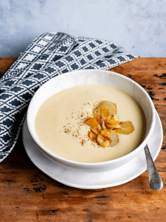 EASY CREAMY JERUSALEM ARTICHOKE SOUP STORY Veggie Desserts