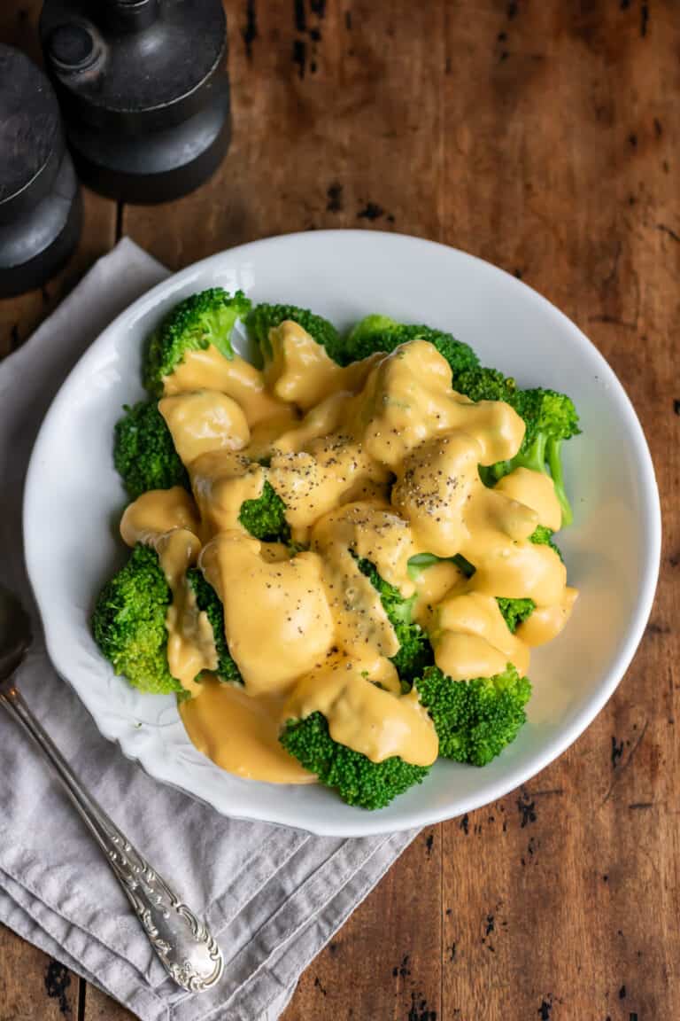 Broccoli and Cheese Sauce Veggie Desserts