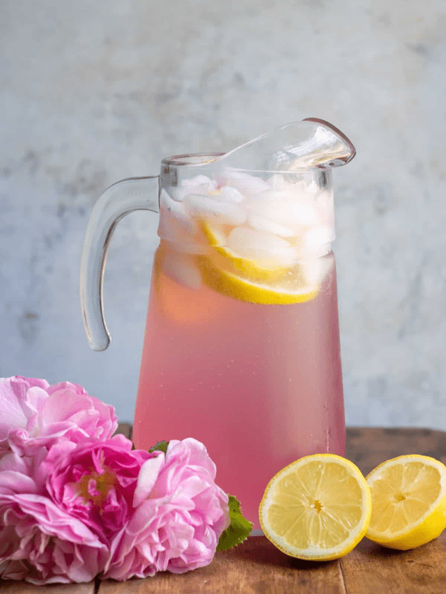 ROSE LEMONADE STORY Veggie Desserts