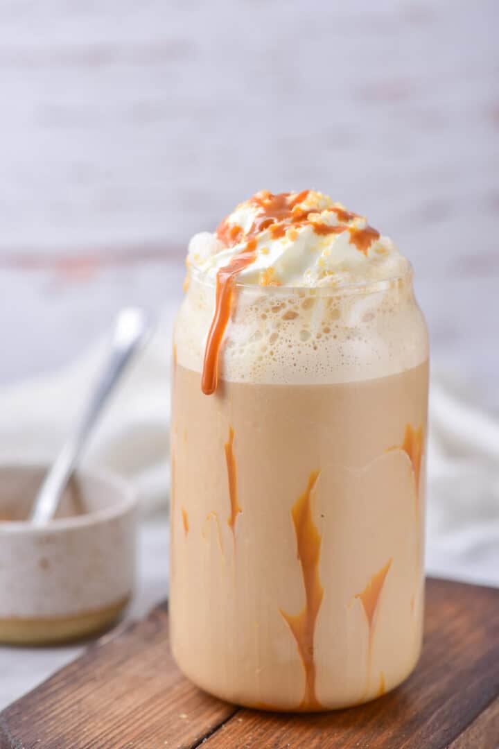 Caramel Ribbon Crunch Frappuccino Veggie Desserts