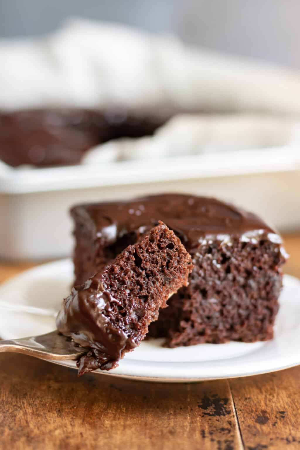 Chocolate Wacky Cake - Veggie Desserts