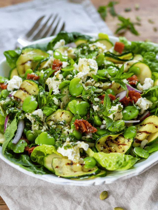 BROAD BEAN SALAD STORY Veggie Desserts