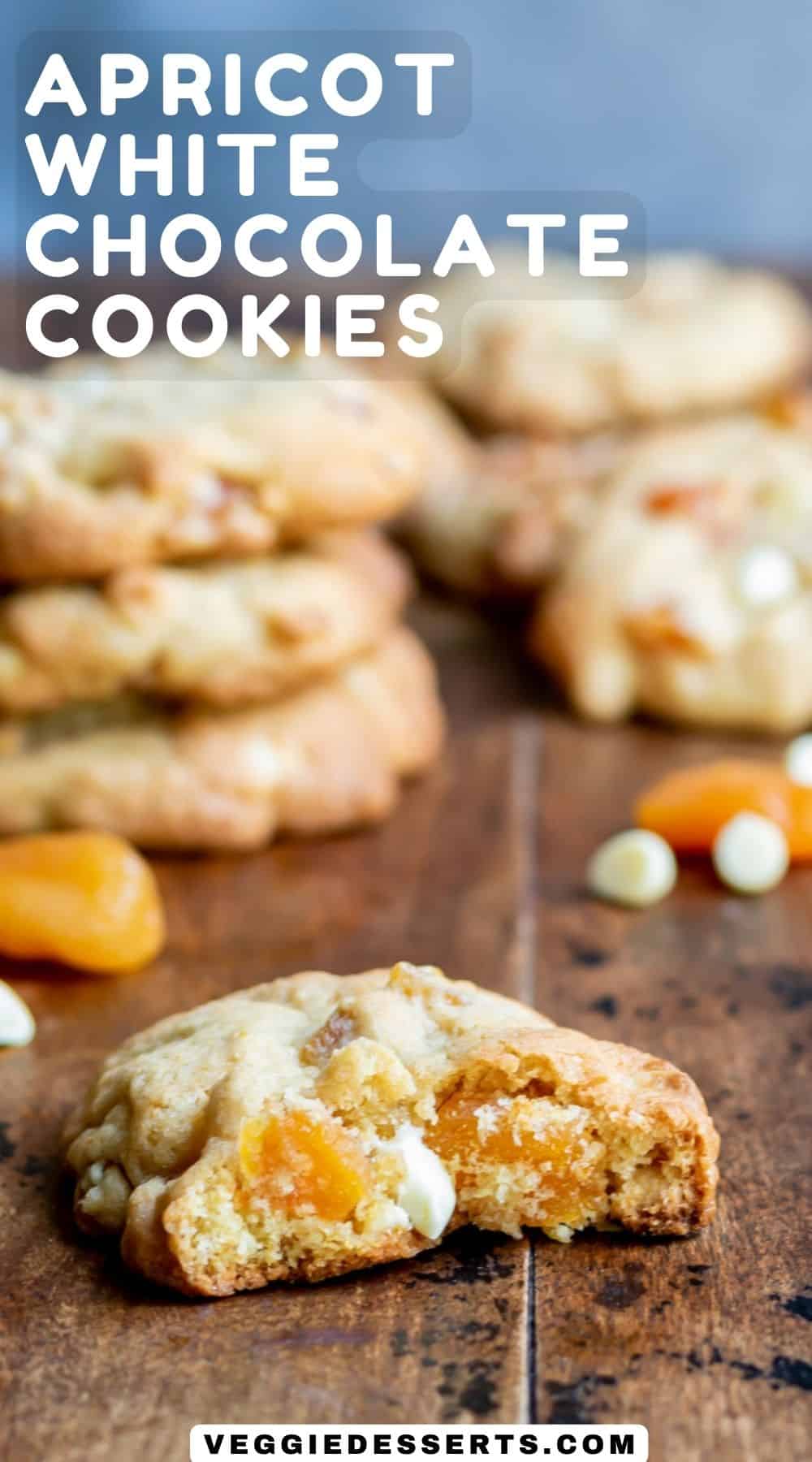 Apricot Cookies with White Chocolate Veggie Desserts