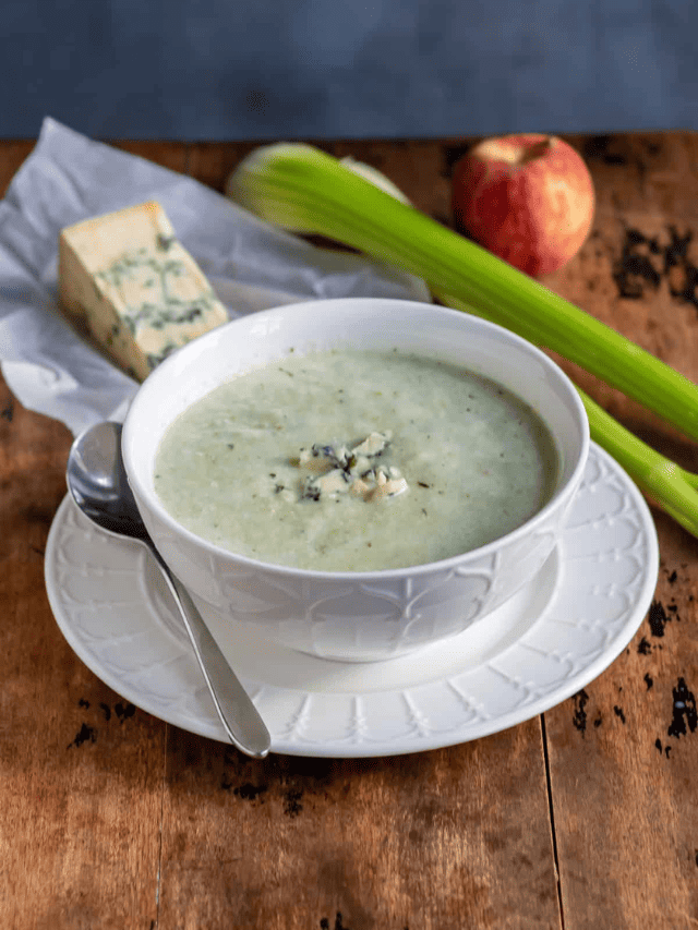 CELERY AND STILTON SOUP STORY Veggie Desserts