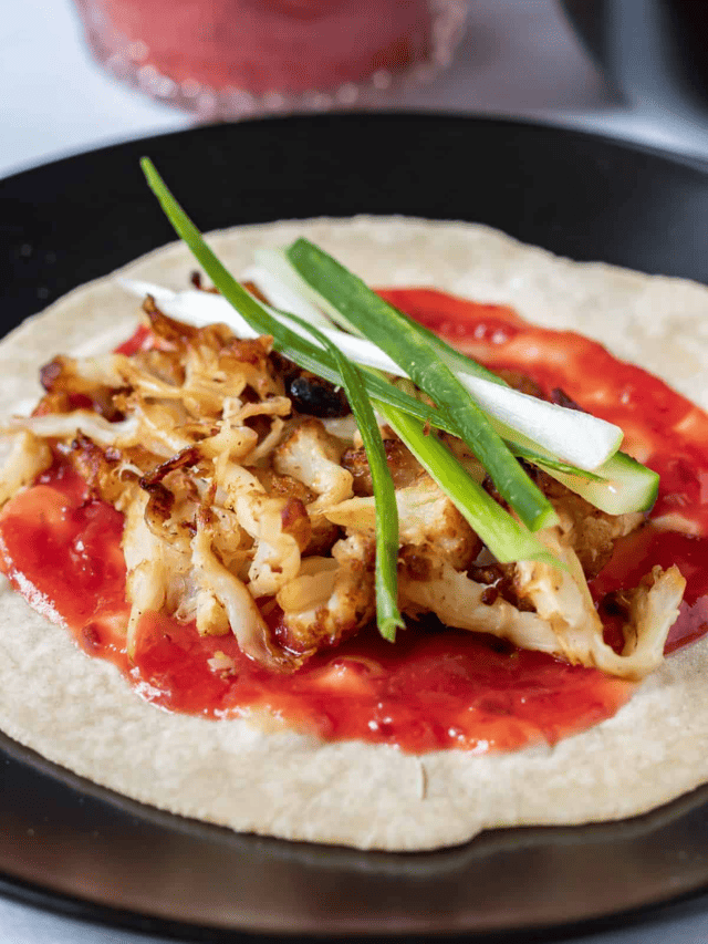 VEGAN CRISPY DUCK (CAULIFLOWER) AND PANCAKES STORY Veggie Desserts