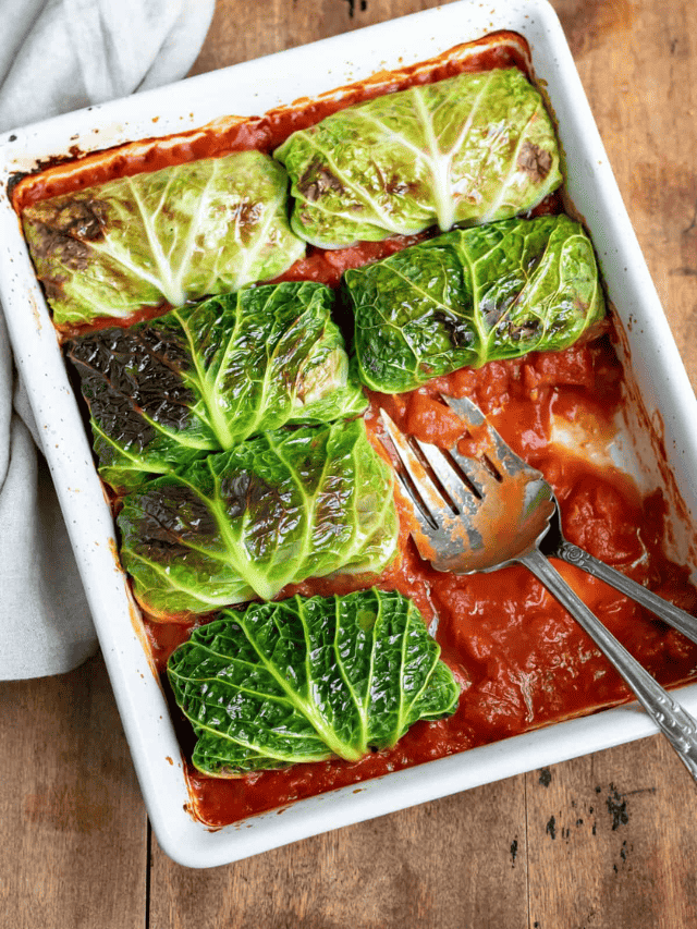 VEGAN CABBAGE ROLLS STORY Veggie Desserts