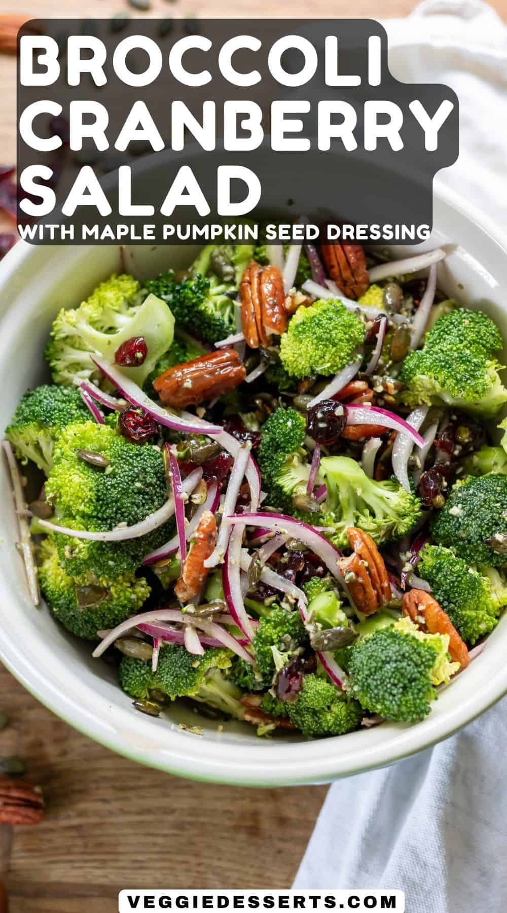 Broccoli Cranberry Salad Veggie Desserts