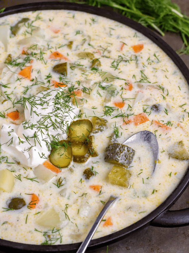 DILL PICKLE SOUP STORY Veggie Desserts