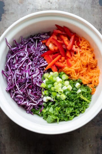 Asian Coleslaw - Veggie Desserts