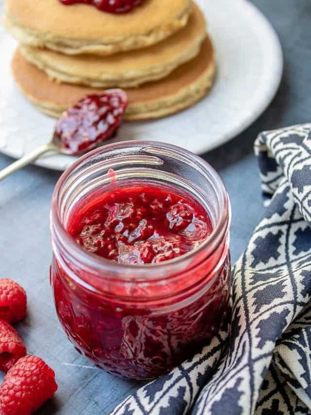 QUICK RASPBERRY COMPOTE RECIPE STORY Veggie Desserts