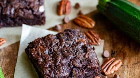 Vegan Zucchini Brownies