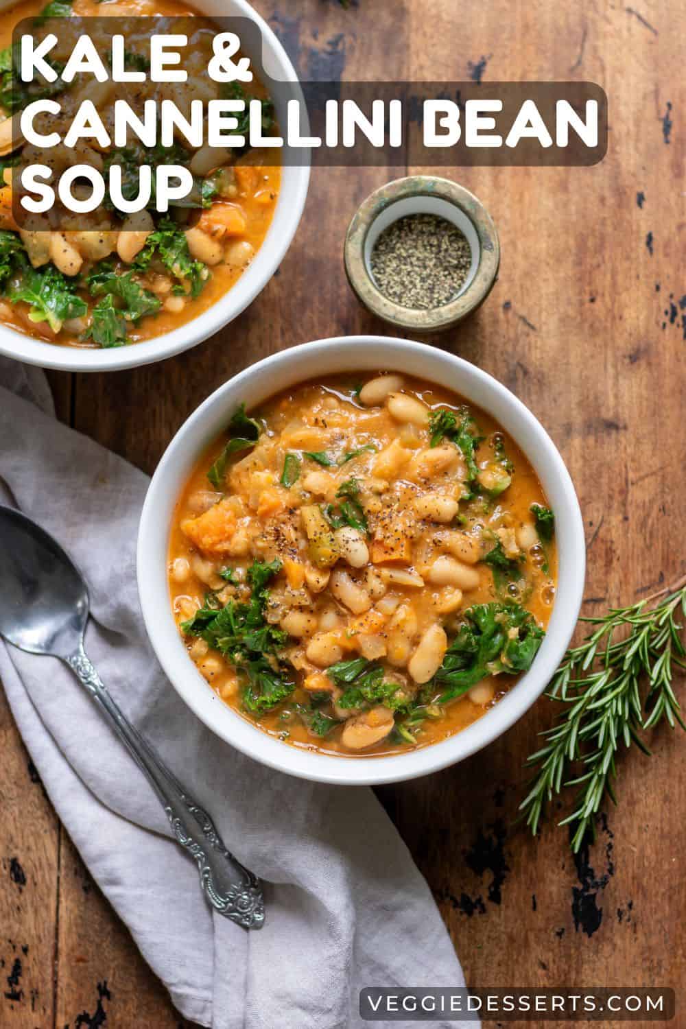 Kale and White Bean Soup Veggie Desserts