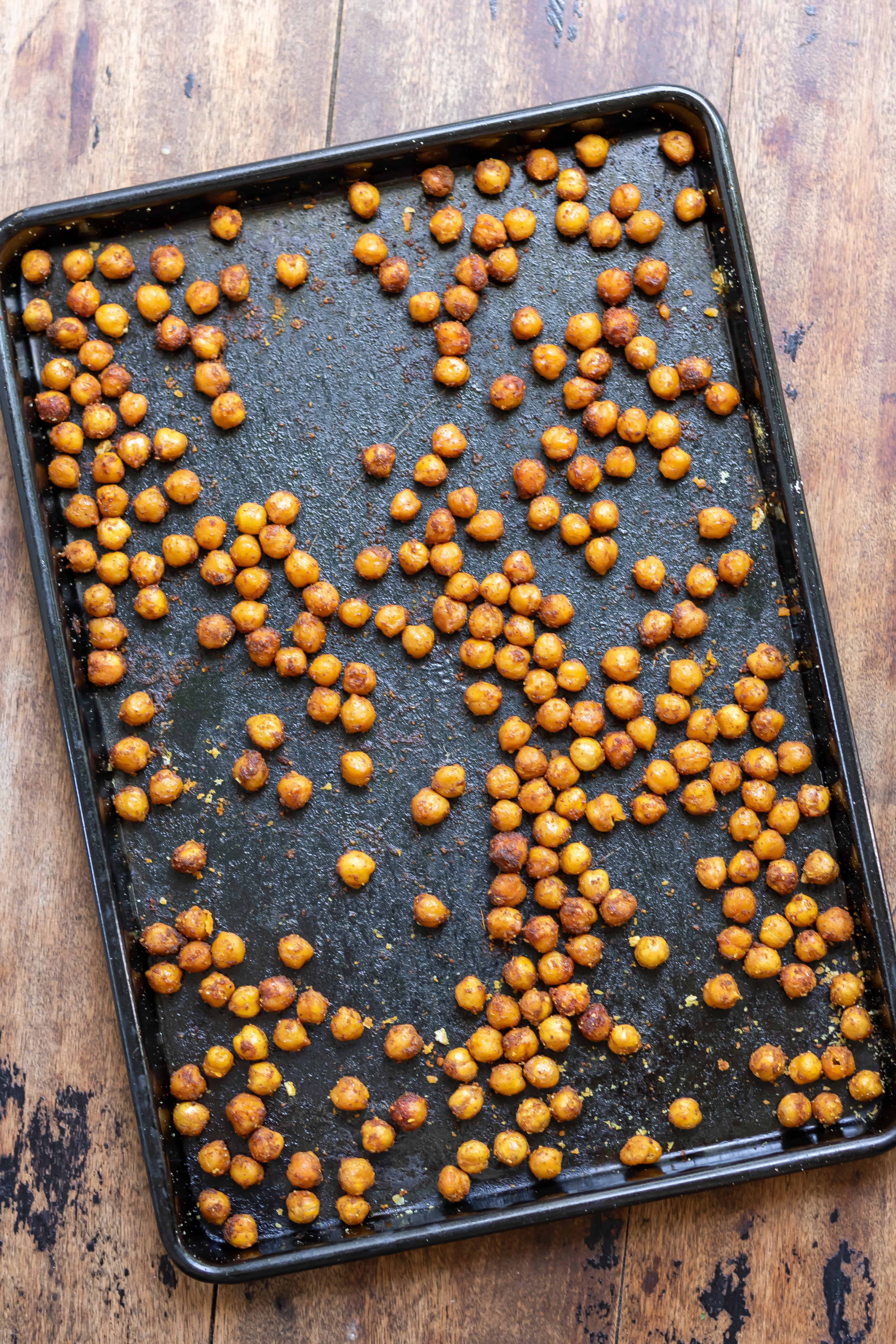 Shawarma roasted chickpeas.
